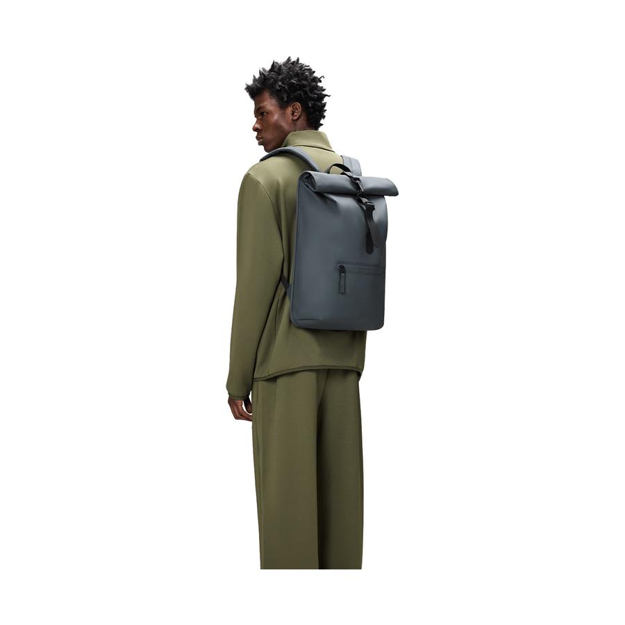 Rains Rolltop Rucksack Lagoon Lagoon