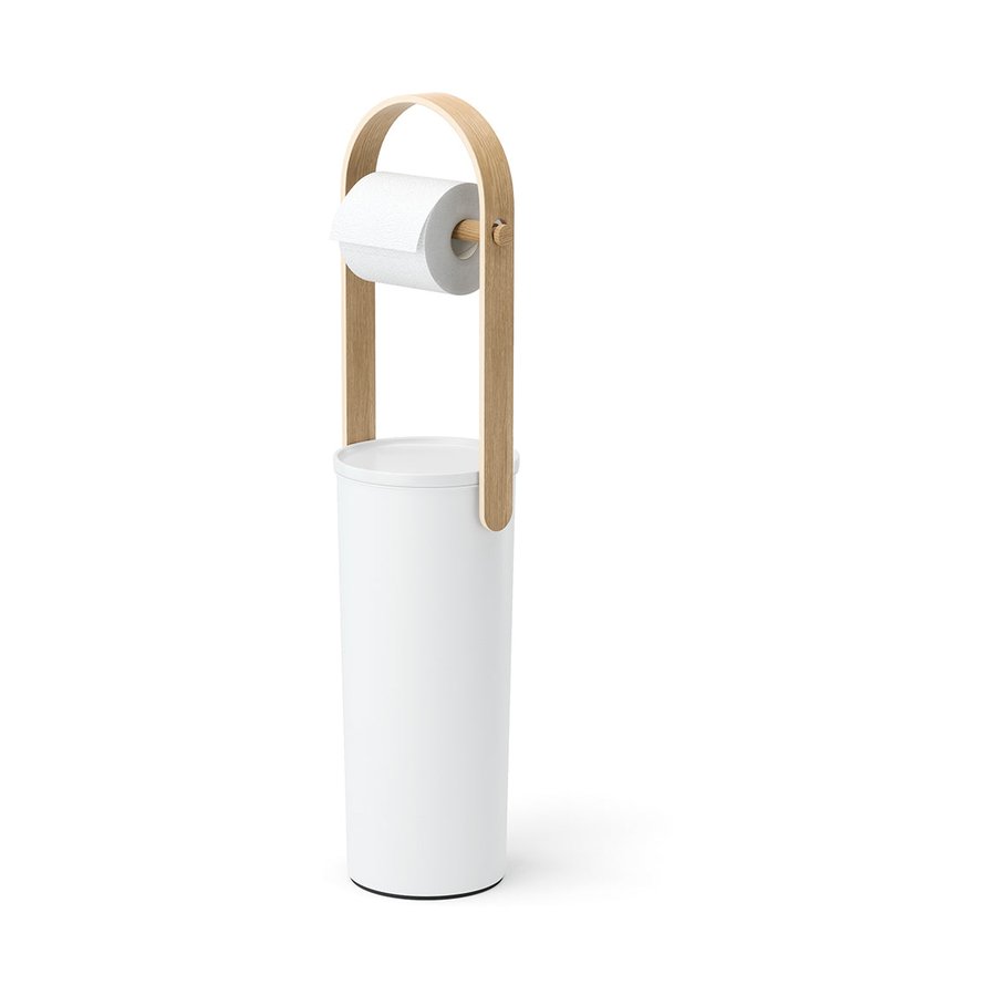 Umbra Bellwood Toilet Paper Holder & Reserve White/Natural White/Natural