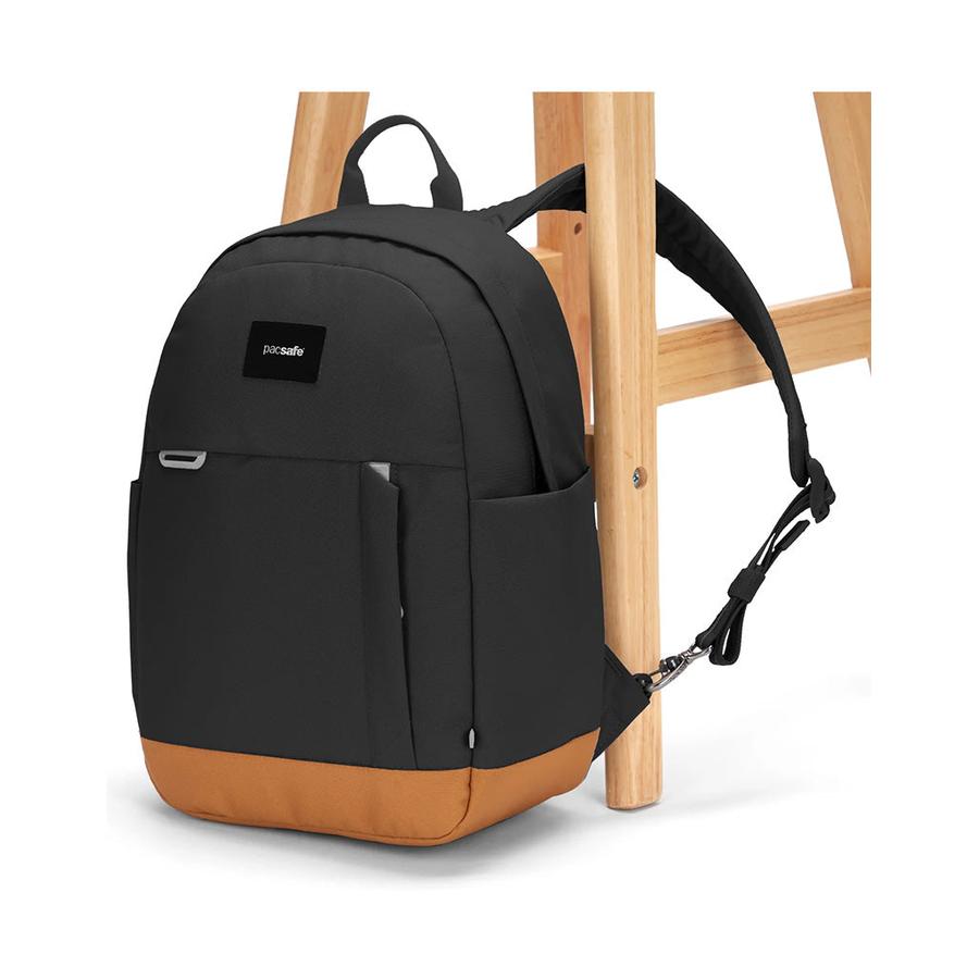 Pacsafe GO 15L Anti-Theft Recycled Backpack Jet Black Jet Black