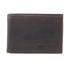 Pierre Cardin Finley Men's Rustic Leather RFID Wallet Chocolate
