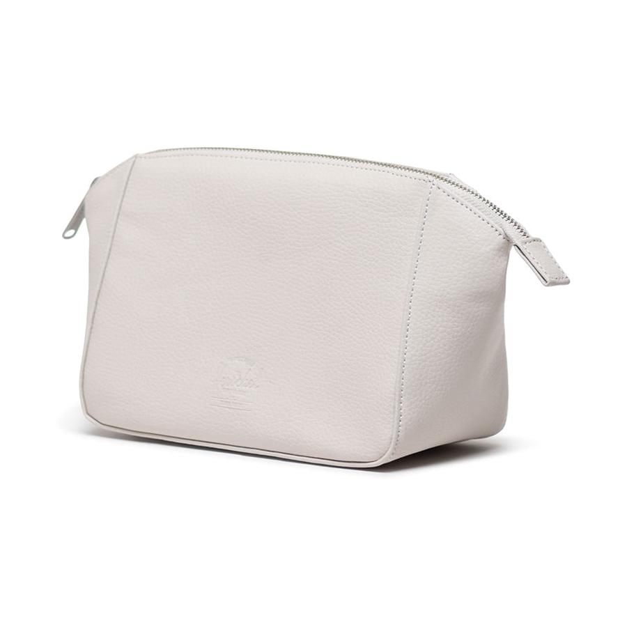 Herschel Milan Vegan Leather Toiletry Kit Moonbeam Moonbeam