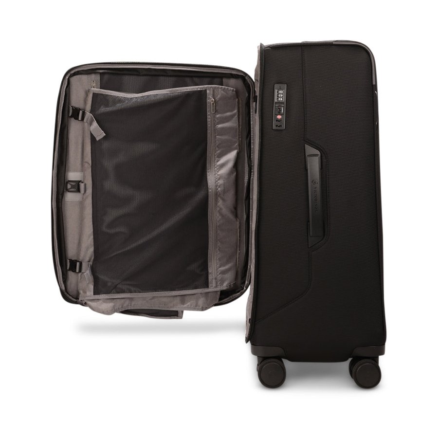 Victorinox Werks Traveler 6.0 71cm Softside Checked Suitcase Black Black