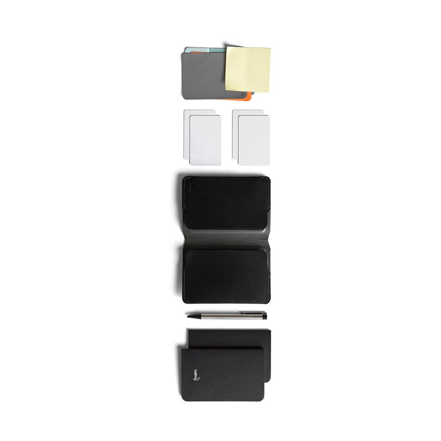 Bellroy Notebook Cover Mini + Notebook Black Black