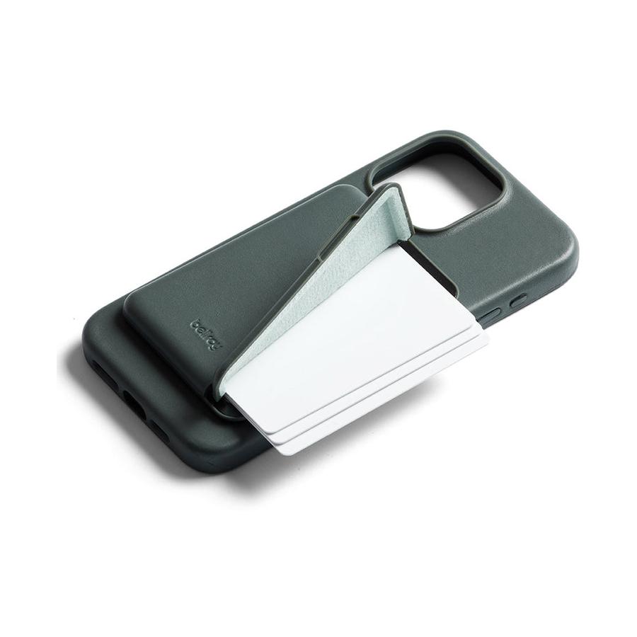 Bellroy iPhone 15 Pro Max Mod Phone Case + Wallet (With Button Add-On) Evergreen Evergreen