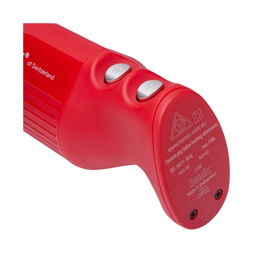 Bamix Mono 140W Immersion Blender Red Red