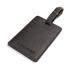 Leather Luggage Tag Black