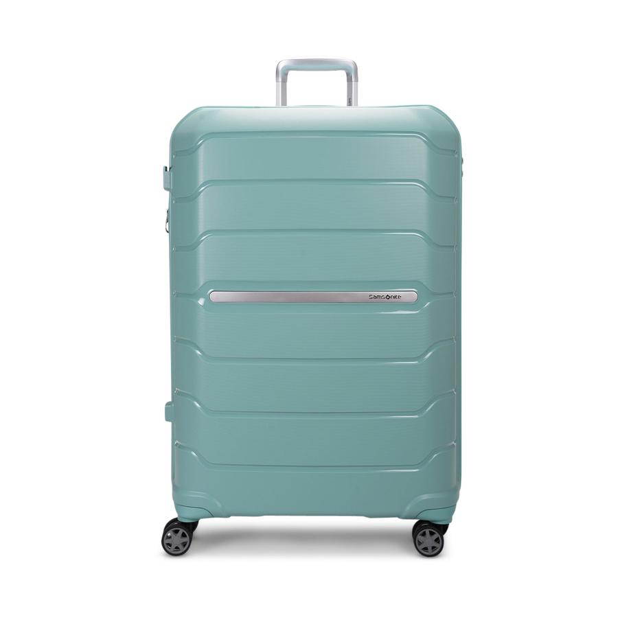 Samsonite Oc2lite 75cm Hardside Checked Suitcase Aqua Aqua