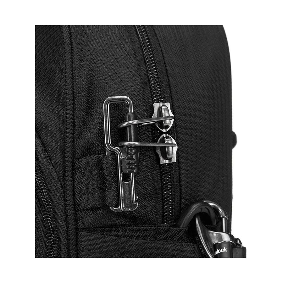 Pacsafe Metrosafe LS250 ECONYL Anti-Theft Recycled Crossbody Black Black