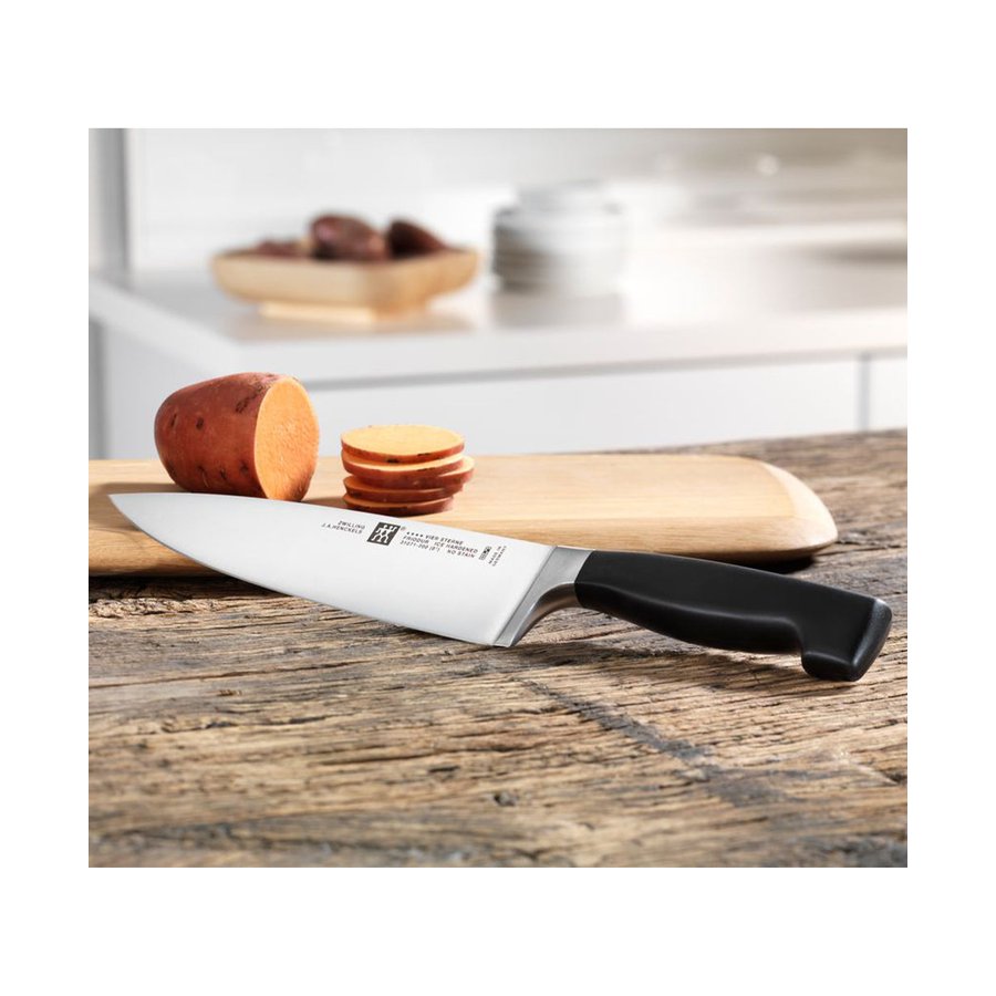 Zwilling Four Star 20cm Chef's Knife Black Black