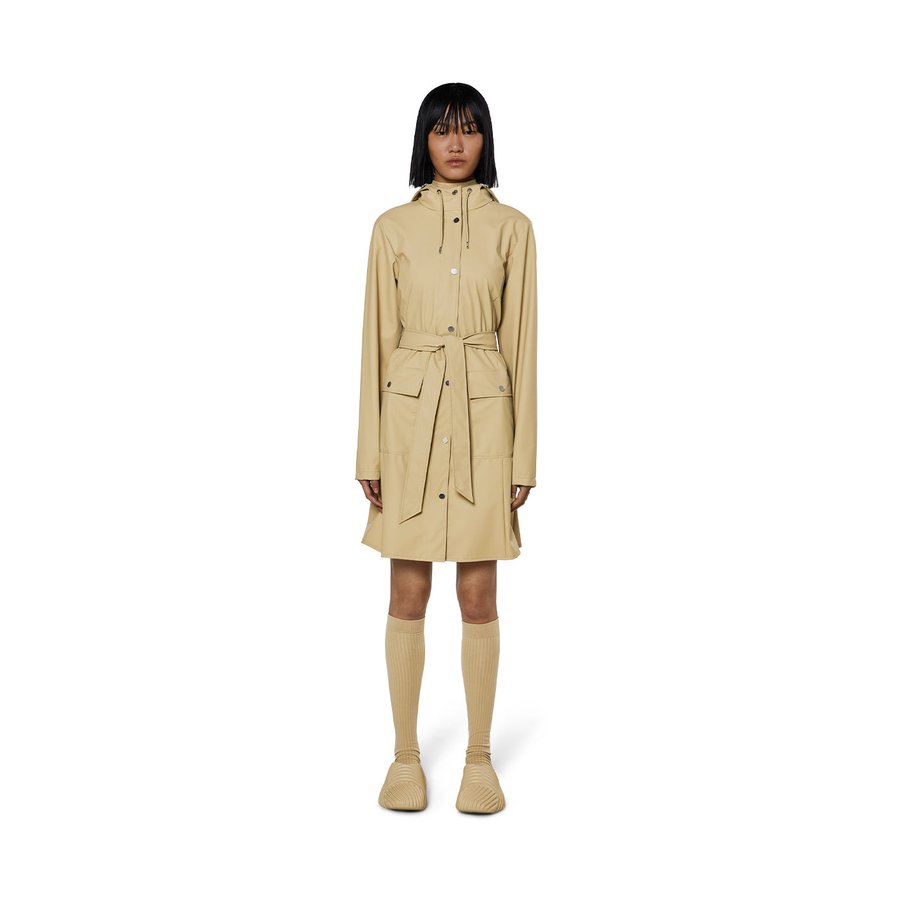 Rains Curve Jacket Sand Default Title