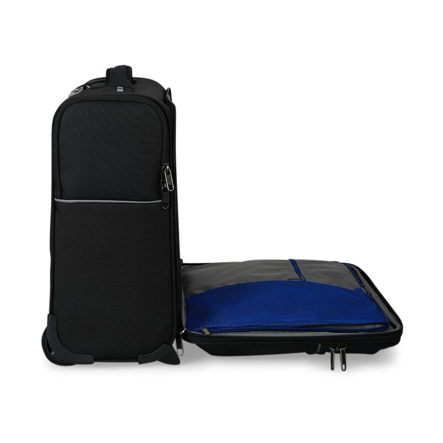 Samsonite 73H 43cm Weekender Softside Suitcase Black Black