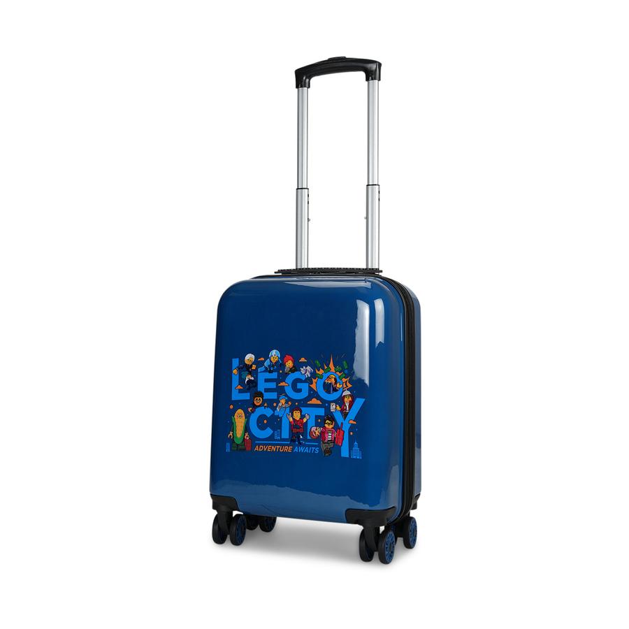 Lego Play Date 46cm Kids Carry-On Hardside Suitcase Navy Navy