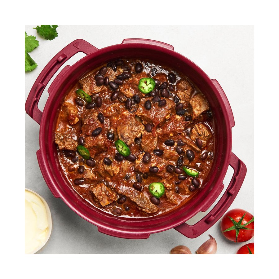 Tupperware Microwave Pressure Cooker Maroon Maroon