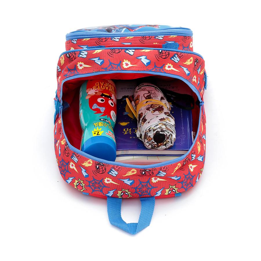 Disney Marvel Spiderman Kids Backpack with Cooler Bag Red Red