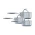 Circulon SteelShield S-Series 3 Piece Saucepan Set Stainless Steel