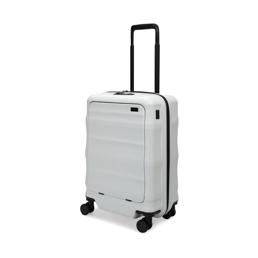 Explorer Luna-Air 55cm Front Access Hardside Carry-On Suitcase White White