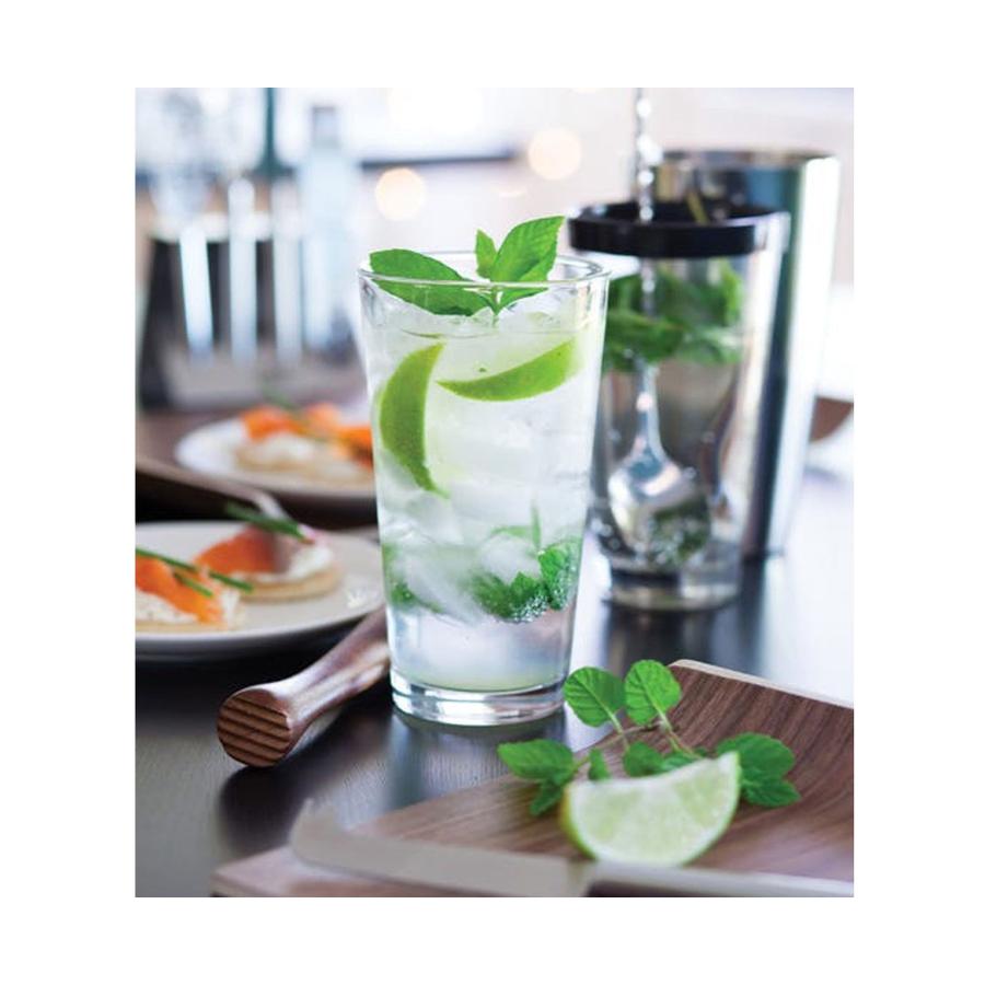 Barcraft Mojito Cocktail 4 Piece Set Silver Silver
