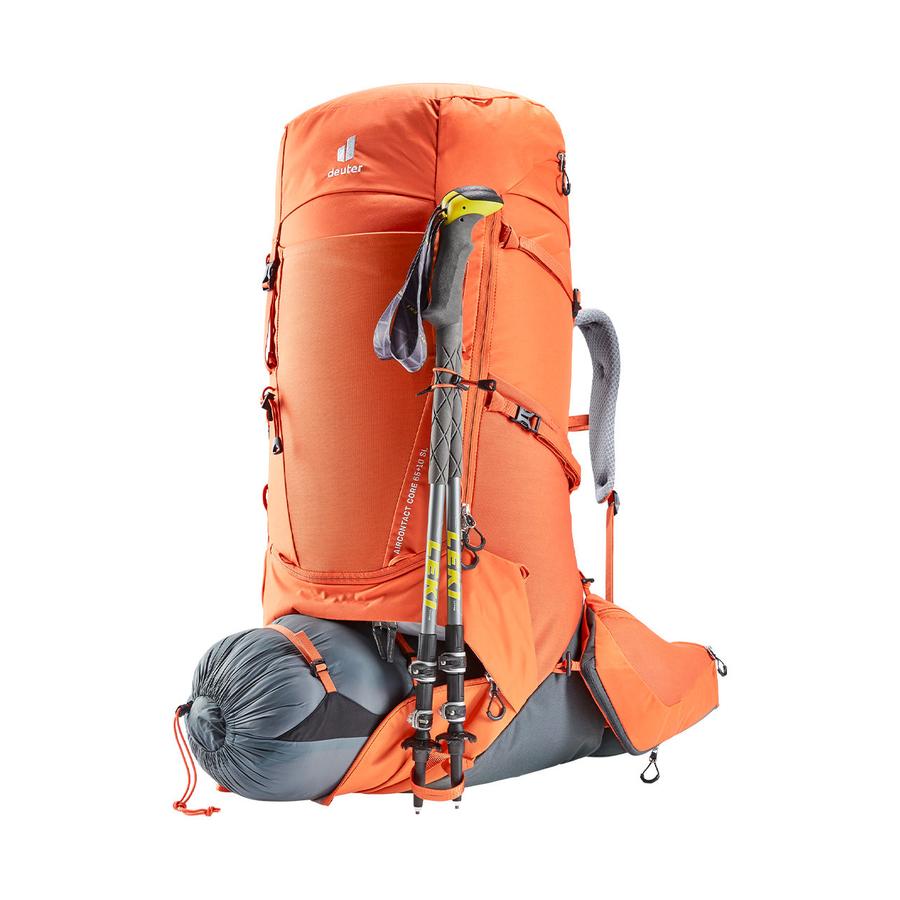 Deuter Aircontact Core 65+10 SL Trekking Backpack Paprika-Graphite Paprika-Graphite