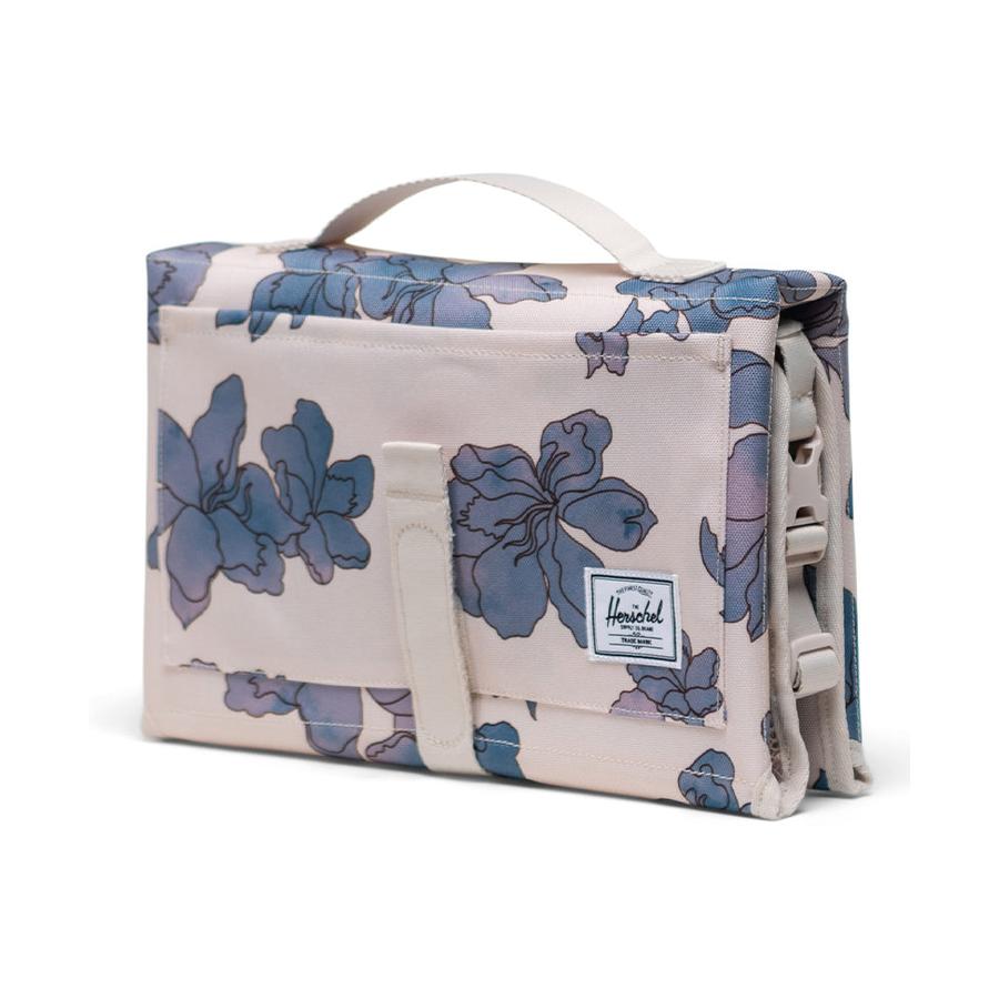 Herschel Sprout Change Mat Moonbeam Floral Waves Moonbeam Floral Waves