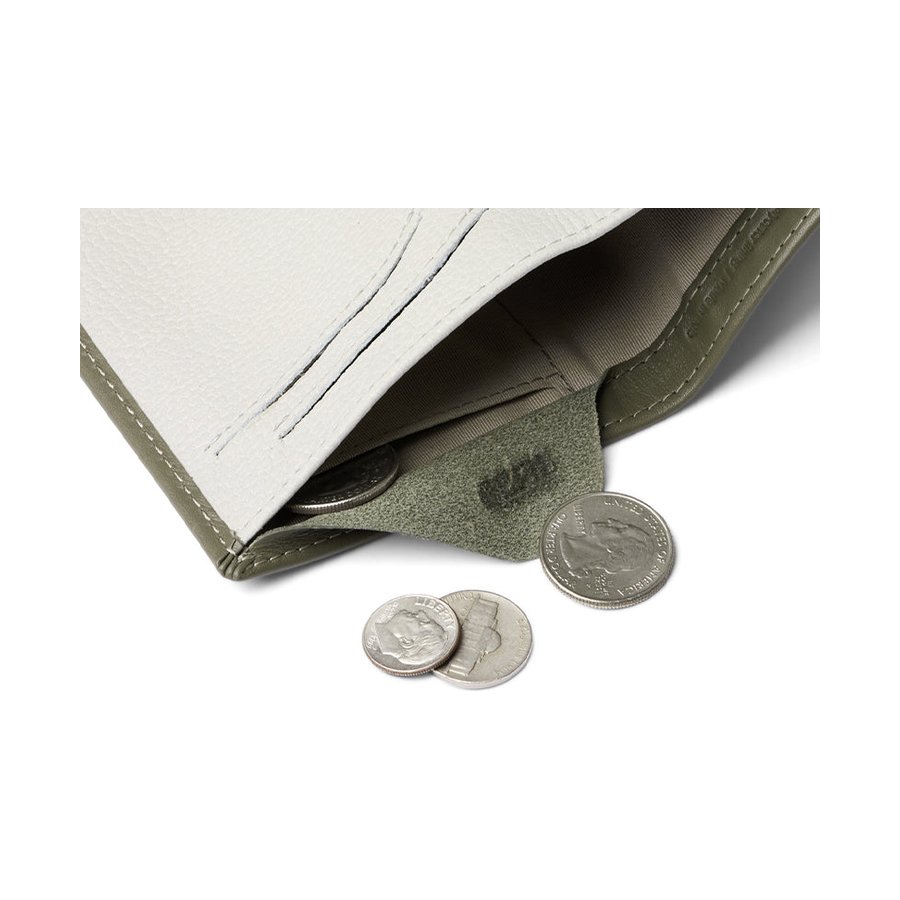 Bellroy RFID Note Sleeve Leather Wallet Willow Willow