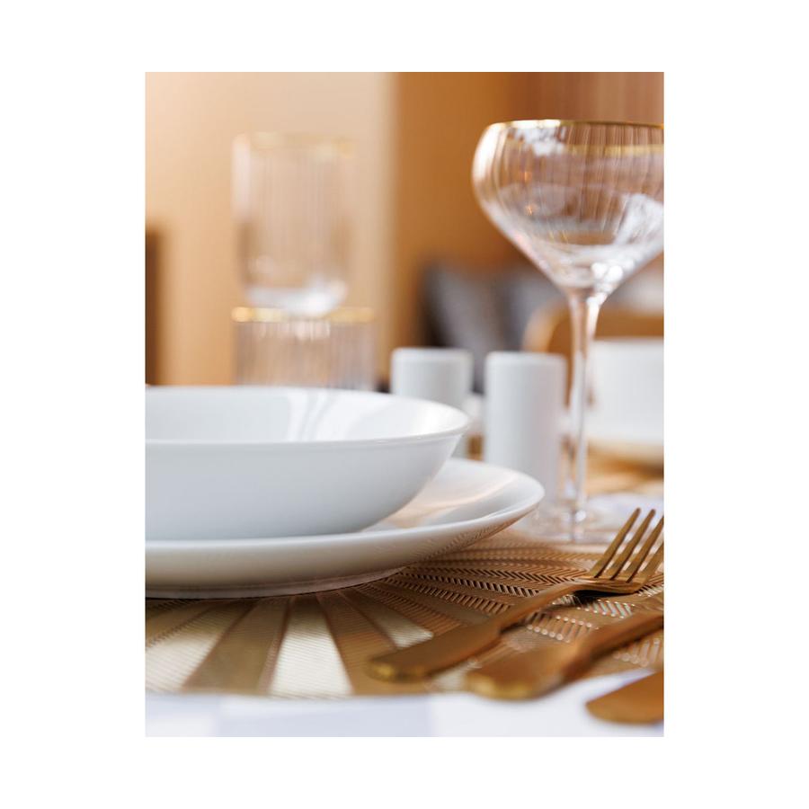 Mikasa Chalk 23cm Porcelain Pasta Bowls (Set of 4) White White