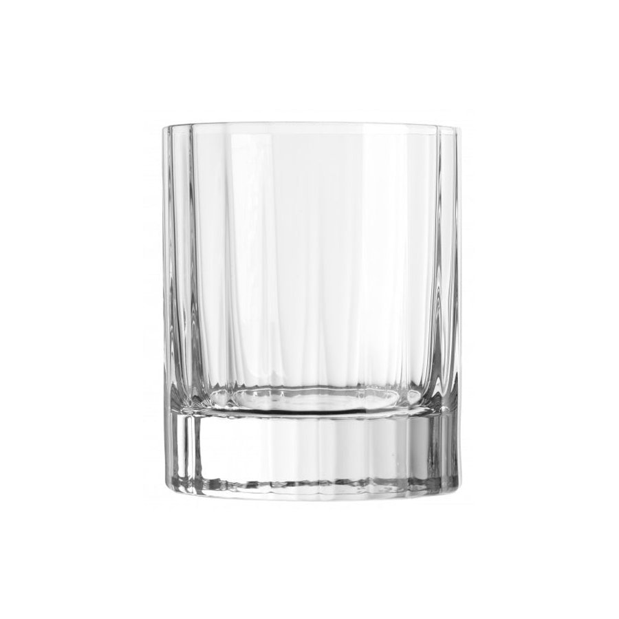 Luigi Bormioli Bach 255ml Crystal DOF Glass Tumbler Set of 6 Clear Clear