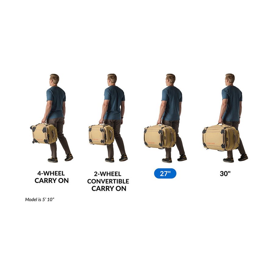 Eagle Creek Gear Warrior XE 68cm Checked Suitcase Black Black