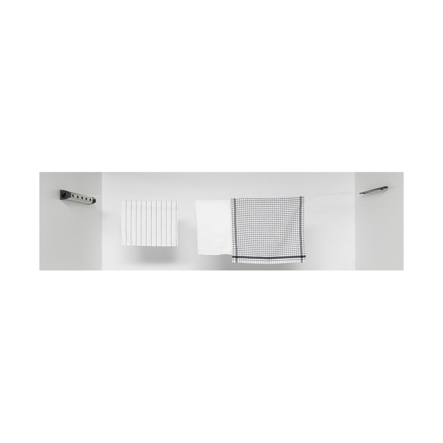 Brabantia Pull-Out Clothesline Stainless Steel Stainless Steel