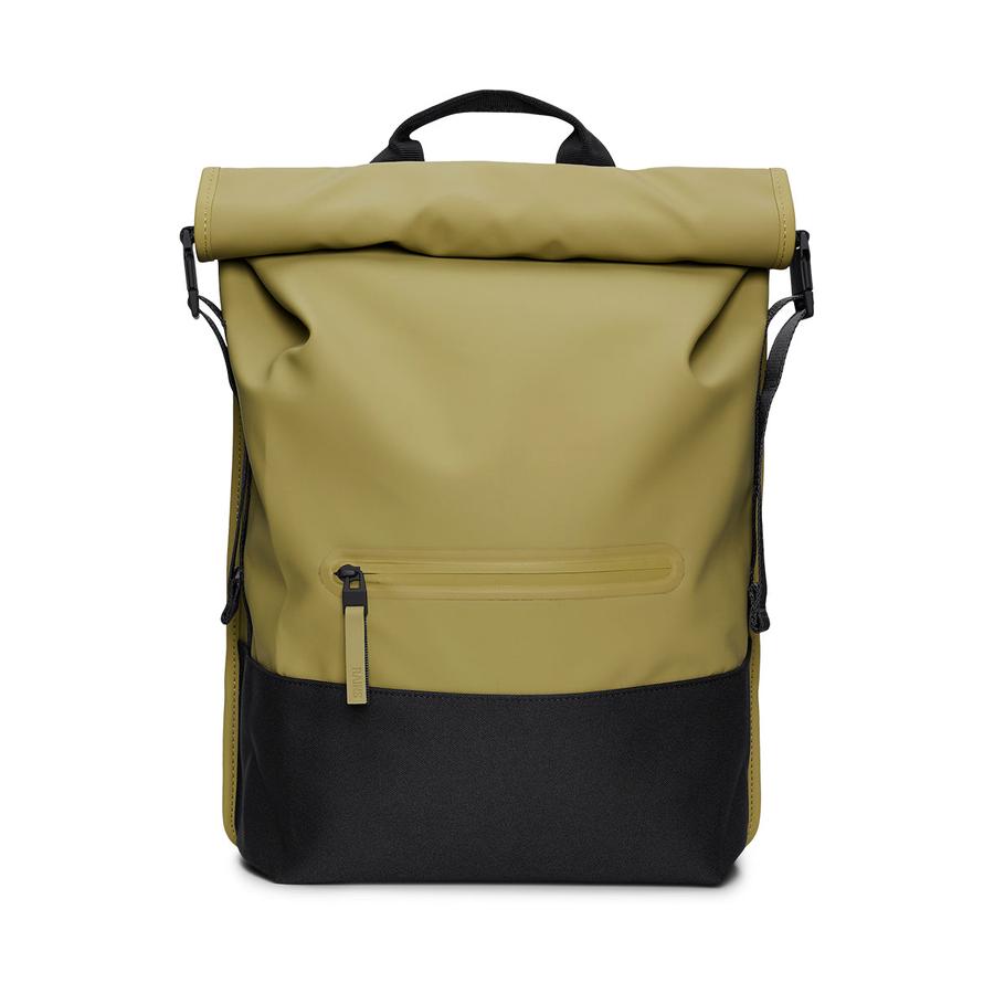 Rains Trail Rolltop Backpack Khaki Khaki