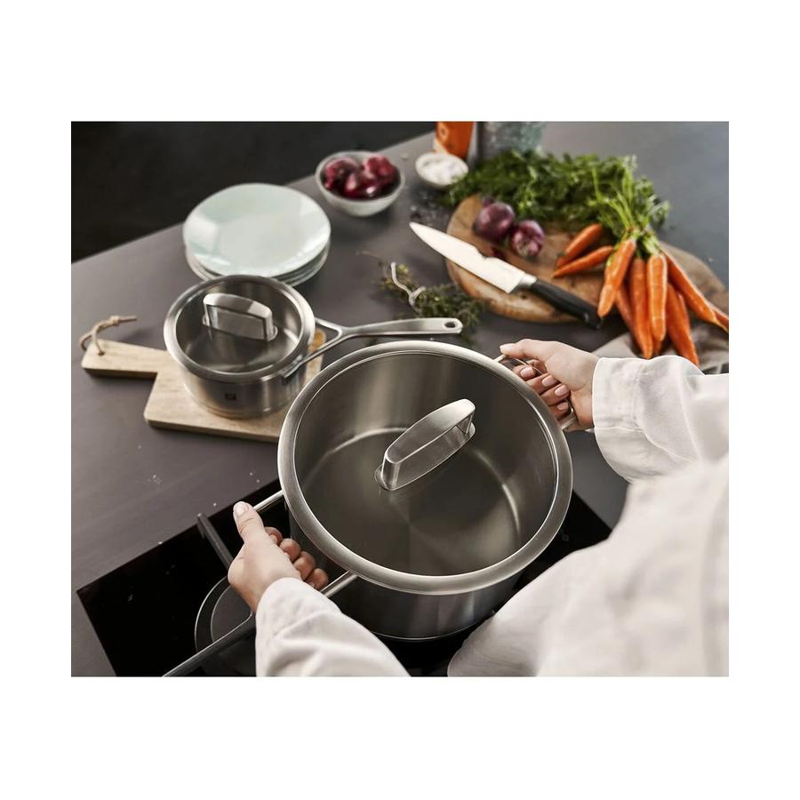 Zwilling Vitality 5 Piece Cookware Set Stainless Steel Stainless Steel