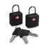 Pacsafe Prosafe 620 TSA Accepted Luggage Locks - 2 Pack Black