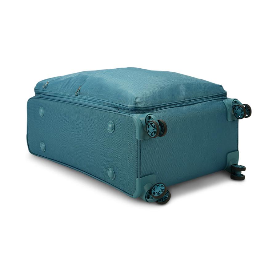 Caselite Ultra 80cm Softside Checked Suitcase Teal Teal