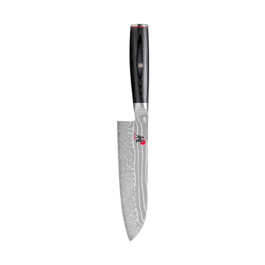 Miyabi Pakka 18cm Santoku Knife Black Black