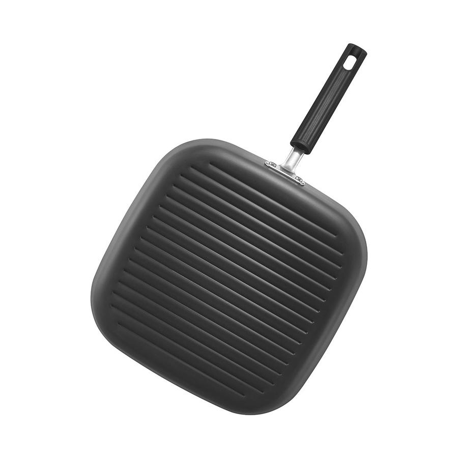 Circulon Total Hard Anodised 28cm Grill Pan Black Black