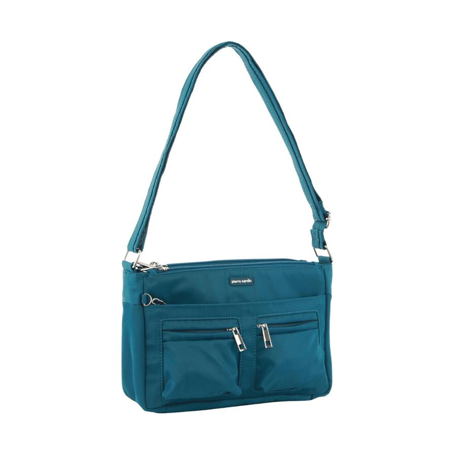 Pierre Cardin Clay Anti-Theft Crossbody Bag Turquoise Turquoise