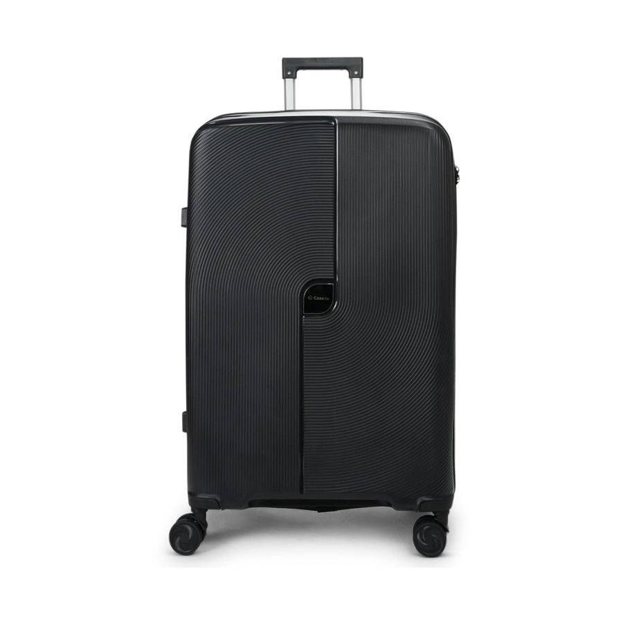 Caselite Aero 56cm & 75cm Hardside Luggage Set Black Black
