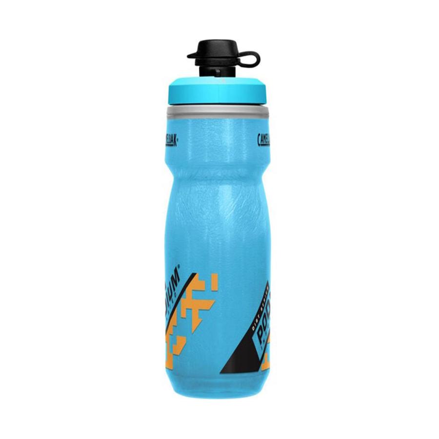 Camelbak 21oz (620ml) Podium Chill Dirt Series Drink Bottle Blue/Orange Blue/Orange