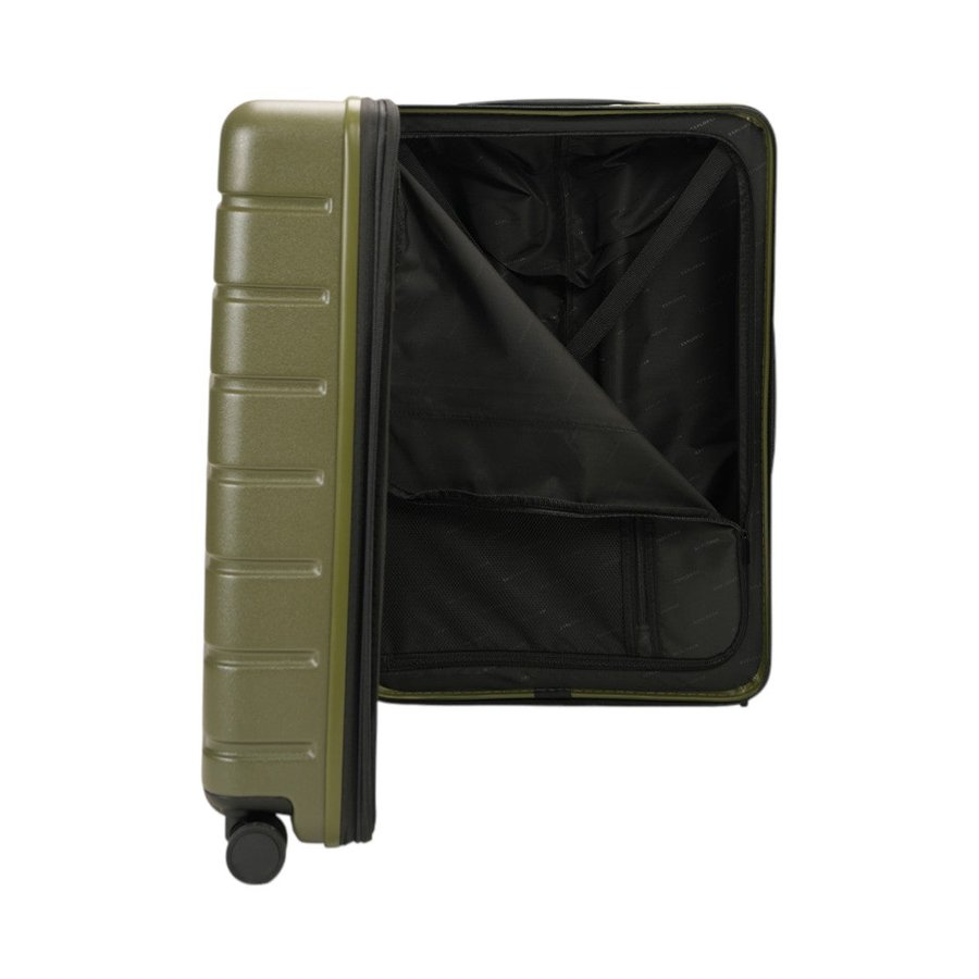 Explorer Arlo Pro 52cm Front Access & 65cm Hardside Luggage Set Evergreen Evergreen