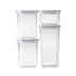 Pyrex Canister Square 4 Piece Set Clear
