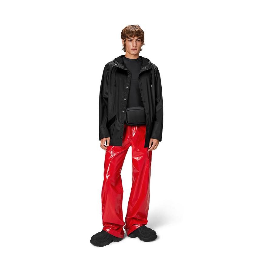 Rains Jacket Black Grain XXL