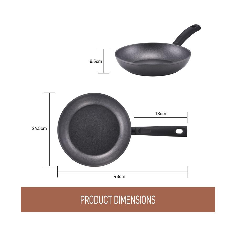 Essteele Per Benessere Open Skillet 24cm Grey Grey