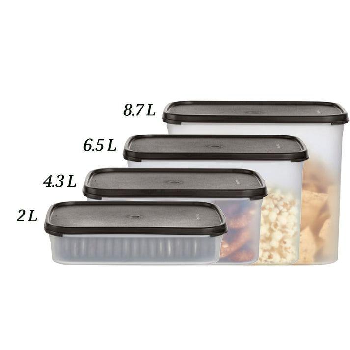 Tupperware Modular Mates Rectangular next to eachother to show perspective