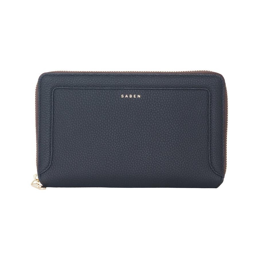 Saben Lisbon Travel Wallet Black Black