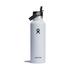 Hydro Flask 21oz (621ml) Standard Mouth Drink Bottle w/ Flex Straw Cap White