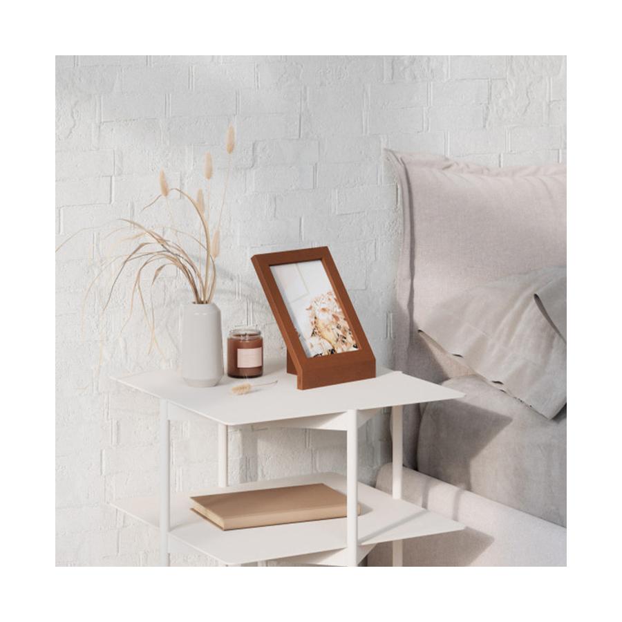 Umbra Podium Picture Frame (13cm x 18cm) Light Walnut Light Walnut