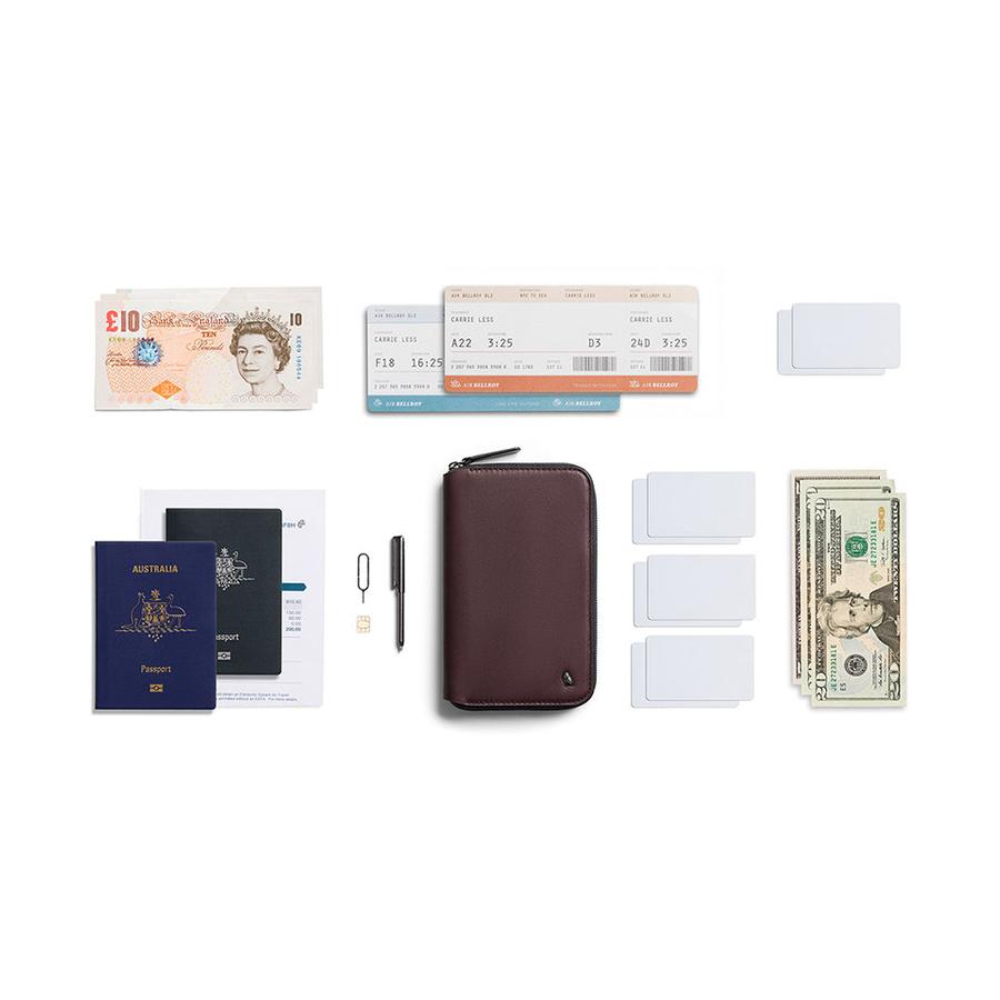 Bellroy Travel Folio Second Edition Deep Plum Deep Plum