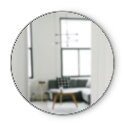 Umbra Hub Circular Wall Mirror (94cm) Grey