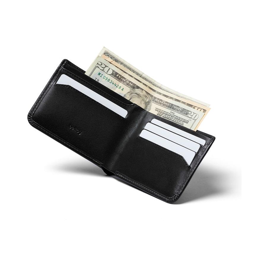 Bellroy RFID Hide & Seek LO Leather Wallet Black Black