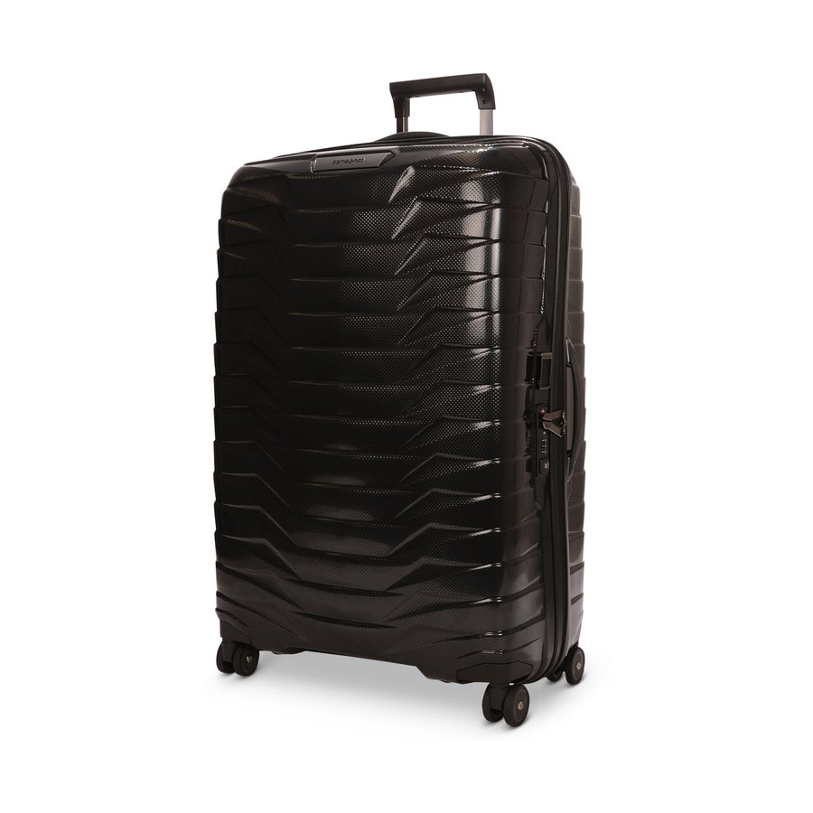 Samsonite Proxis 55cm & 75cm Hardside Luggage Set Black Black