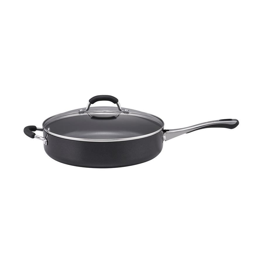 Raco Contemporary Non-Stick Induction 30cm/4.5L Covered Saute Black Black